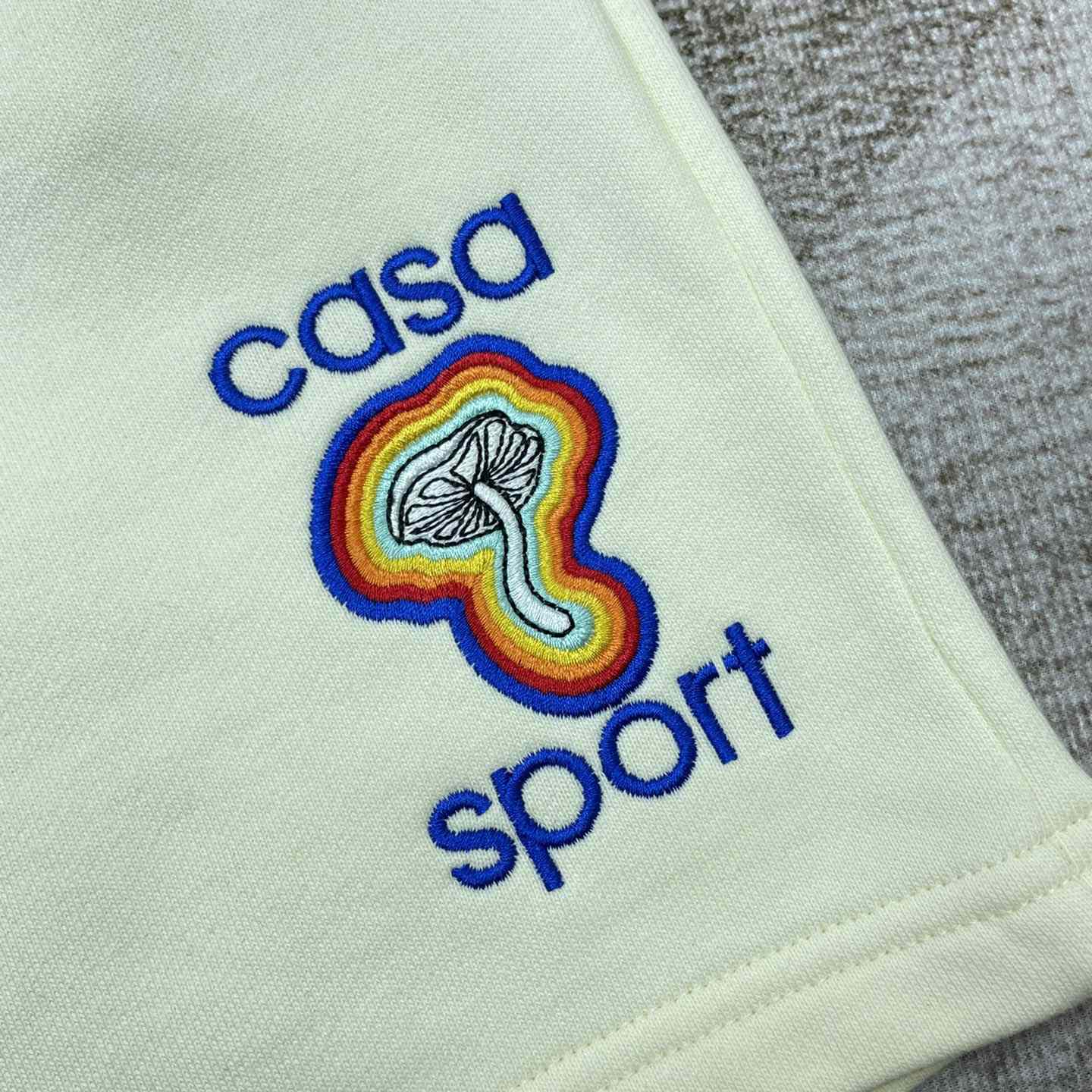 Casablanca Casa Sport Logo Sweat Shorts - FashionPlug