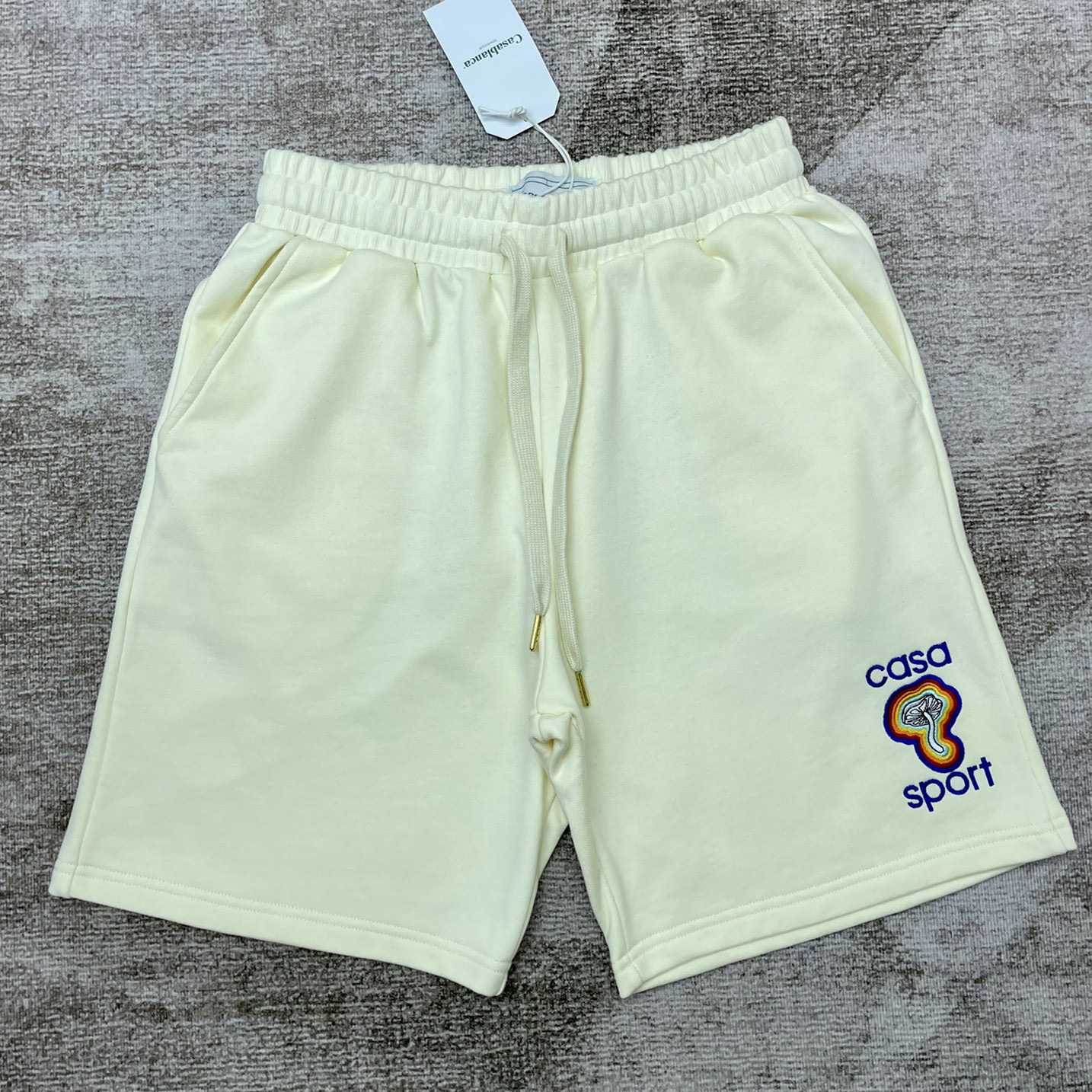 Casablanca Casa Sport Logo Sweat Shorts - FashionPlug