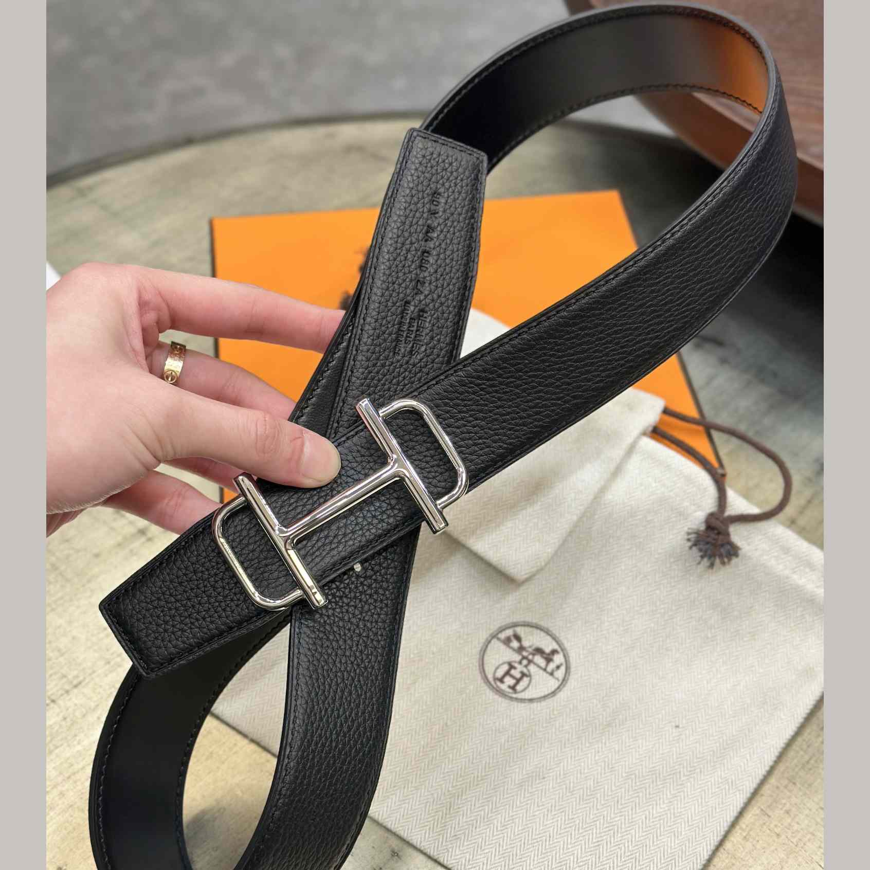 Hermes Royal Belt Buckle & Reversible Leather Strap 38 mm - FashionPlug