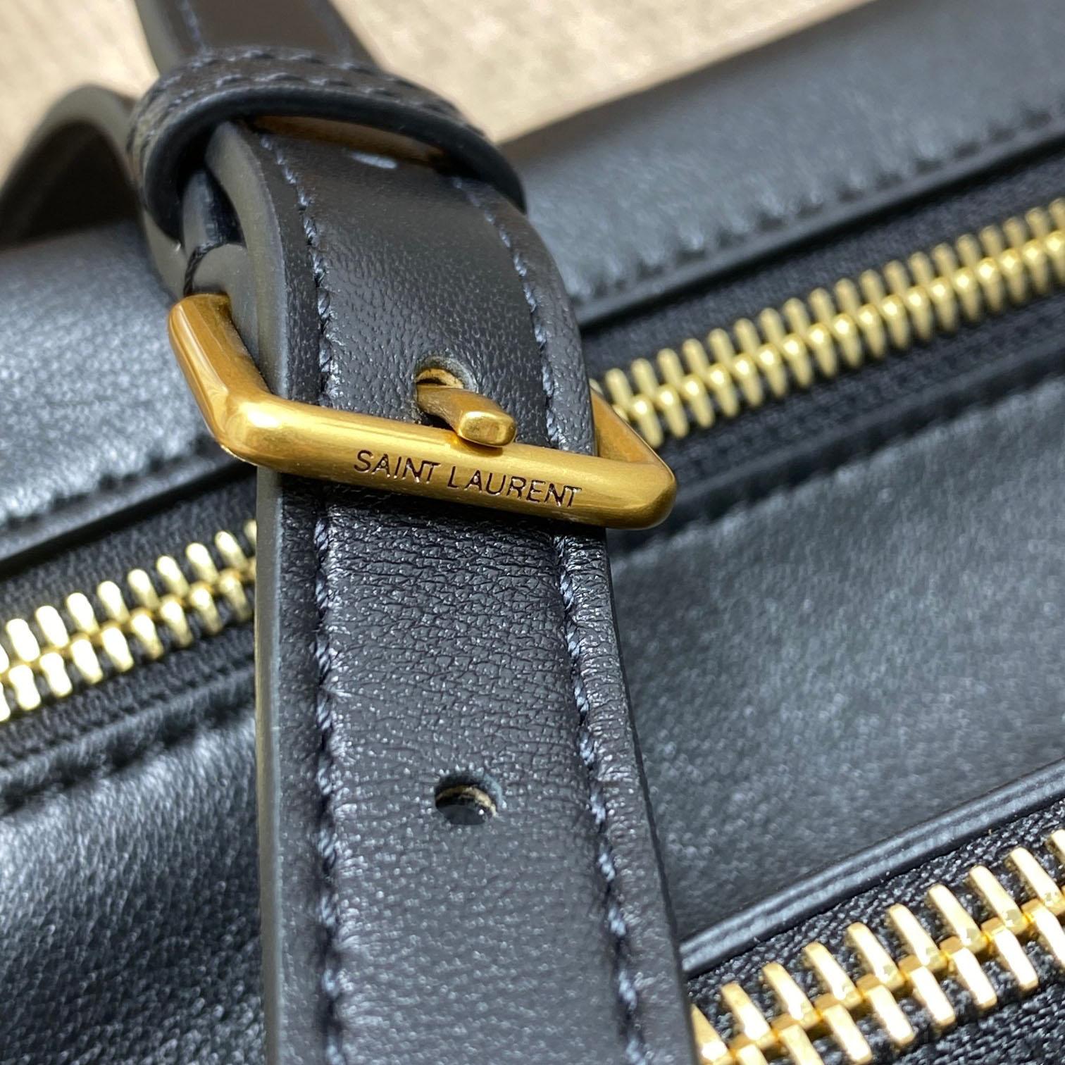 Saint Laurent Lyia Duffle In Quilted Lambskin - FashionPlug