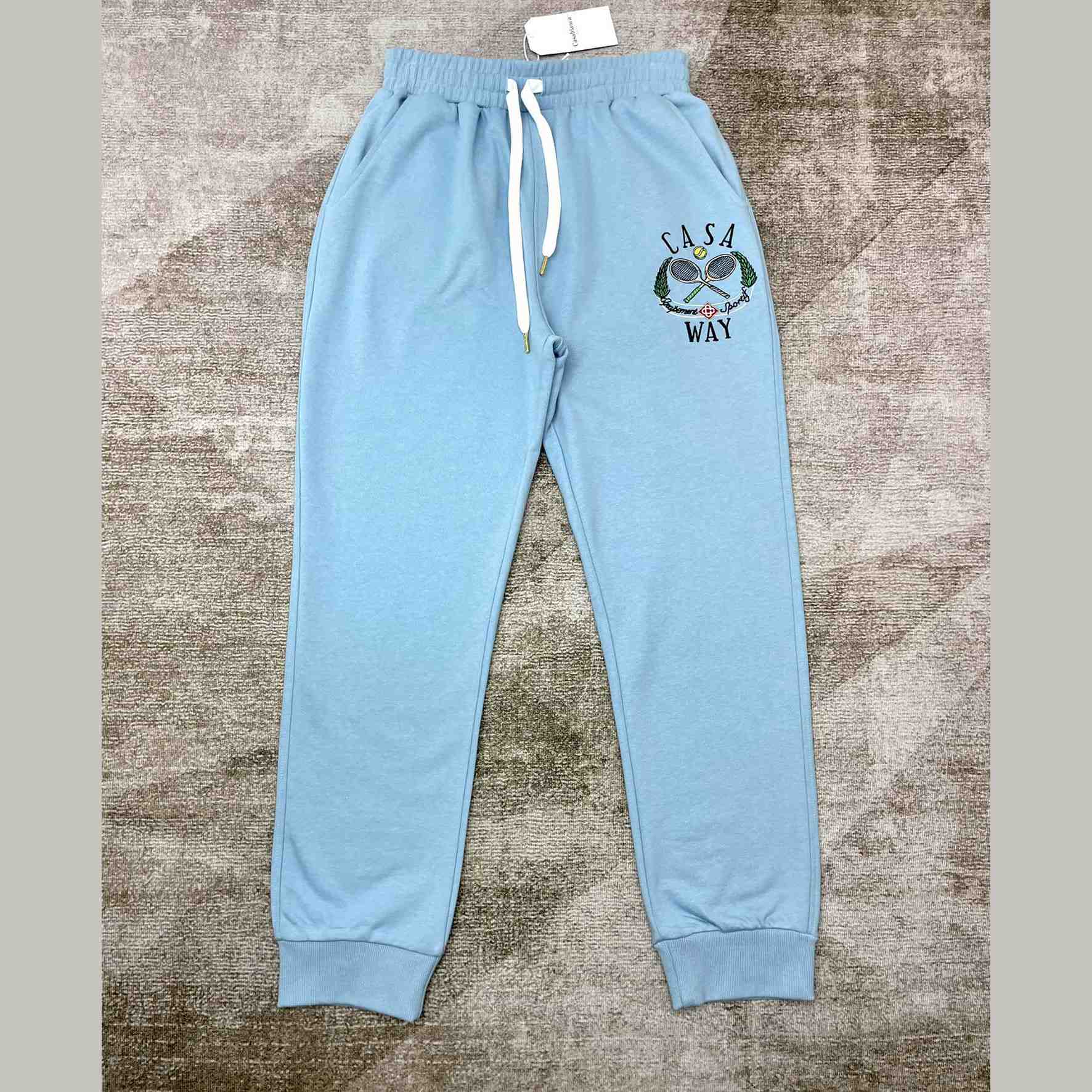 Casablanca Embroidered-logo Track Pants - FashionPlug