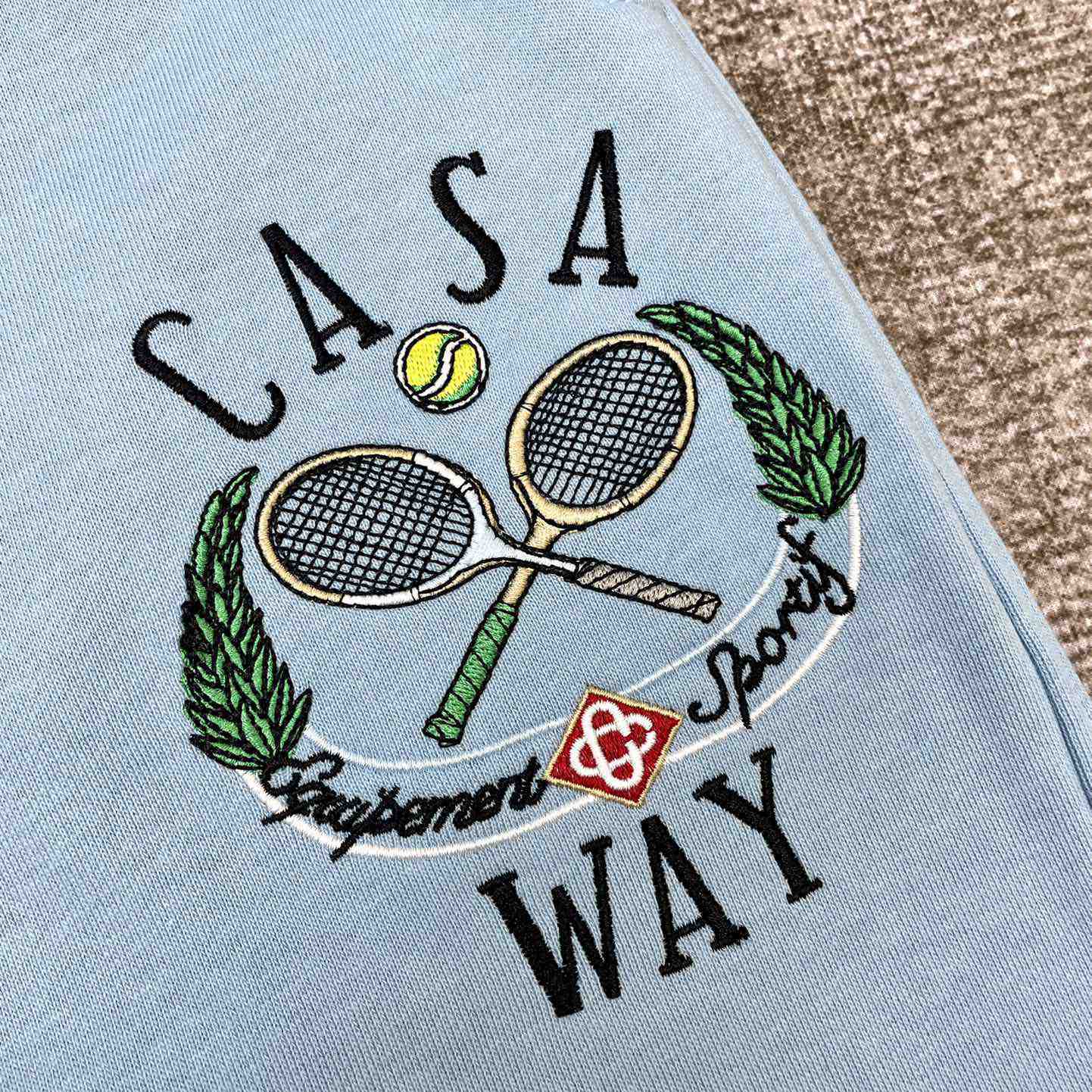 Casablanca Embroidered-logo Track Pants - FashionPlug