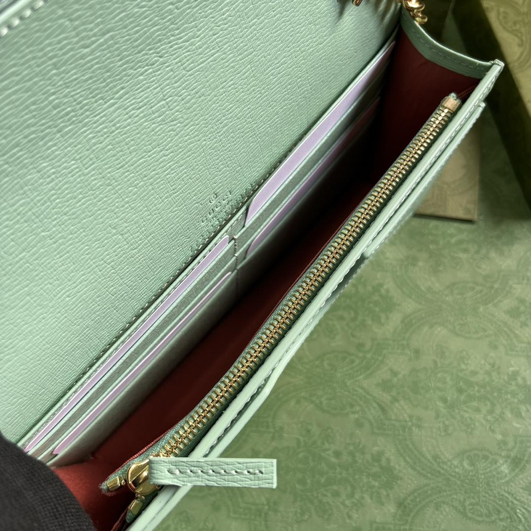 Gucci Chain Wallet With Gucci Script (12.5x 20x 4cm) - FashionPlug