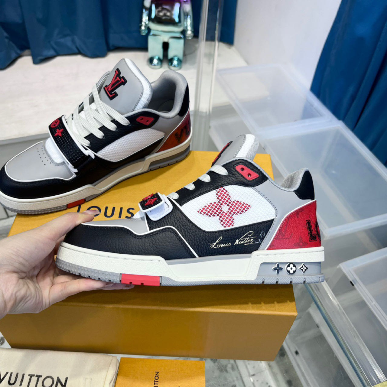 Louis Vuitton LV Trainer Sneaker - FashionPlug