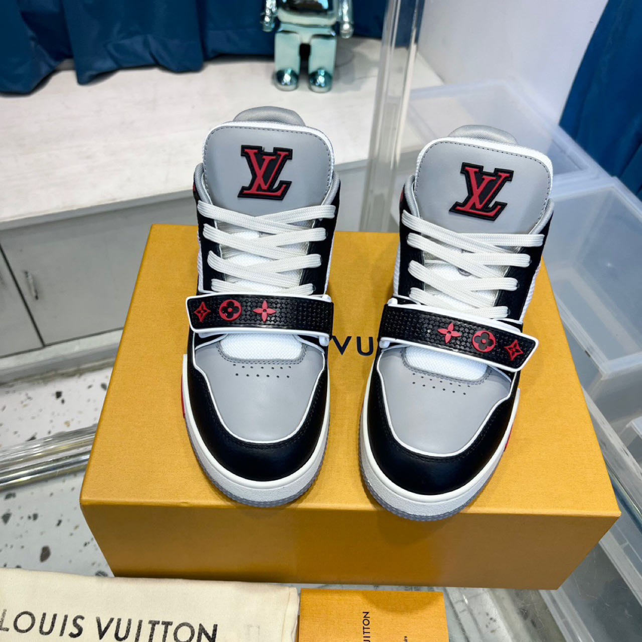 Louis Vuitton LV Trainer Sneaker - FashionPlug