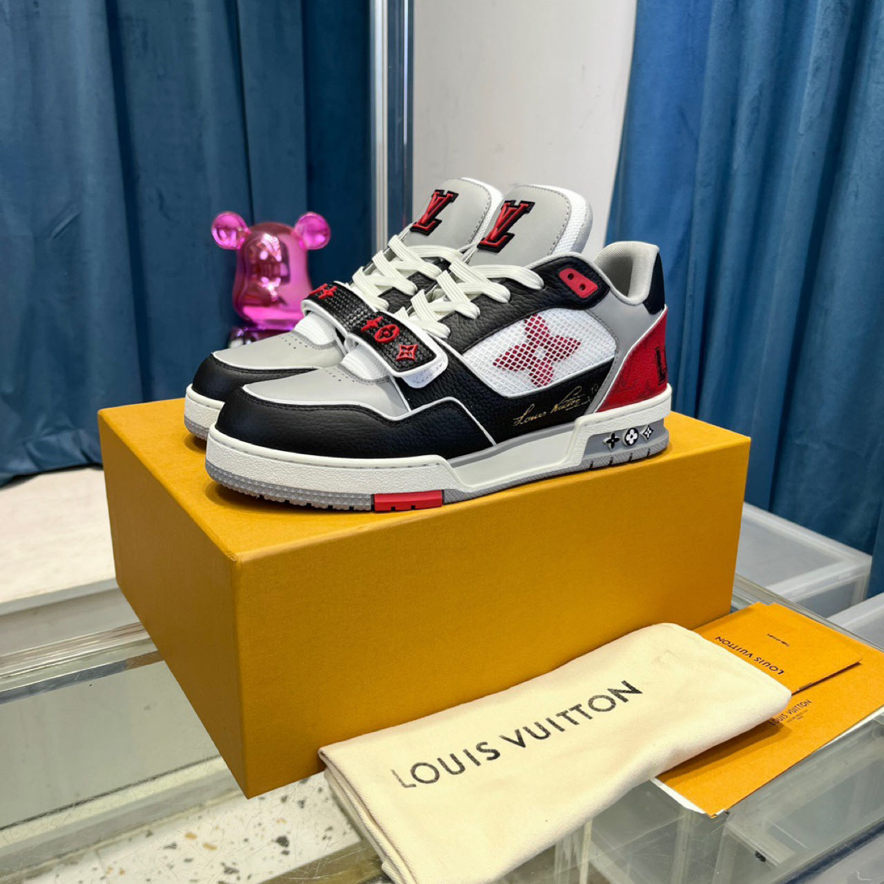 Louis Vuitton LV Trainer Sneaker - FashionPlug