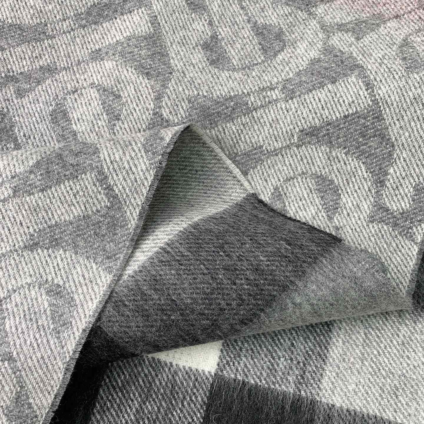 Burberry Check Cashmere Reversible Scarf - FashionPlug