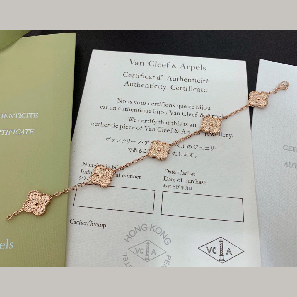 Van Cleef & Arpels Vintage Alhambra Bracelet - FashionPlug