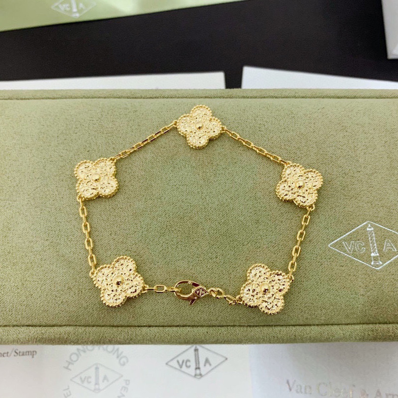 Van Cleef & Arpels Vintage Alhambra Bracelet - FashionPlug