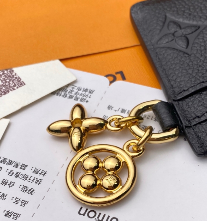 LV Charms Card Holder 10.2 x 7.3 x 0.3cm - FashionPlug