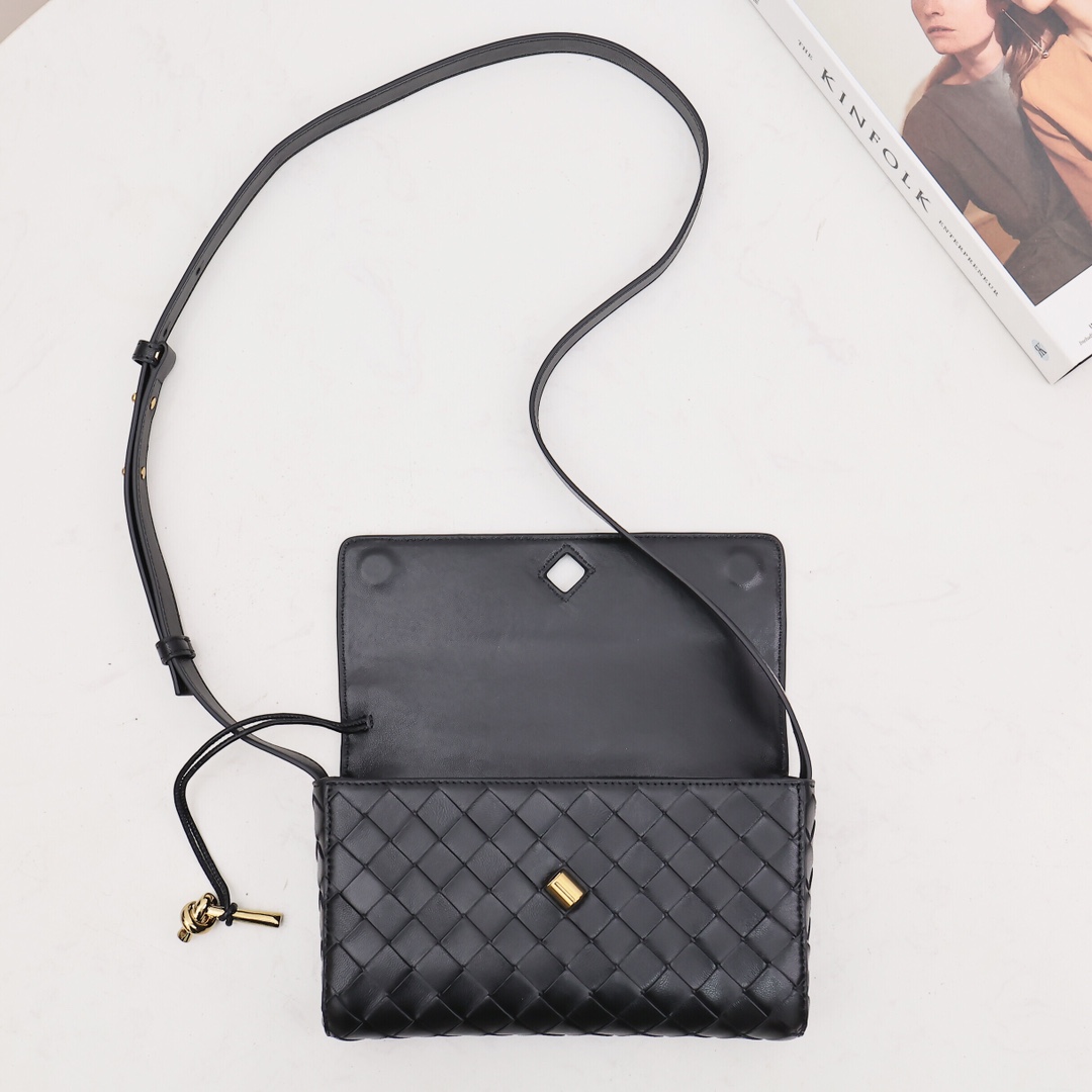 Bottega Veneta Mini Andiamo Cross-Body Bag - FashionPlug