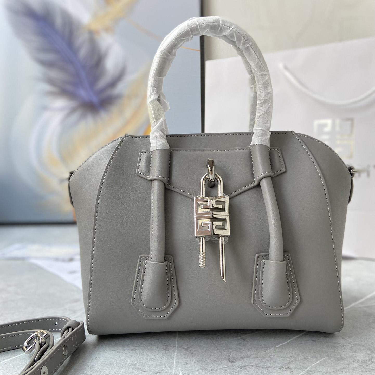 Givenchy Mini Antigona Lock Bag (23*27*13cm) - FashionPlug