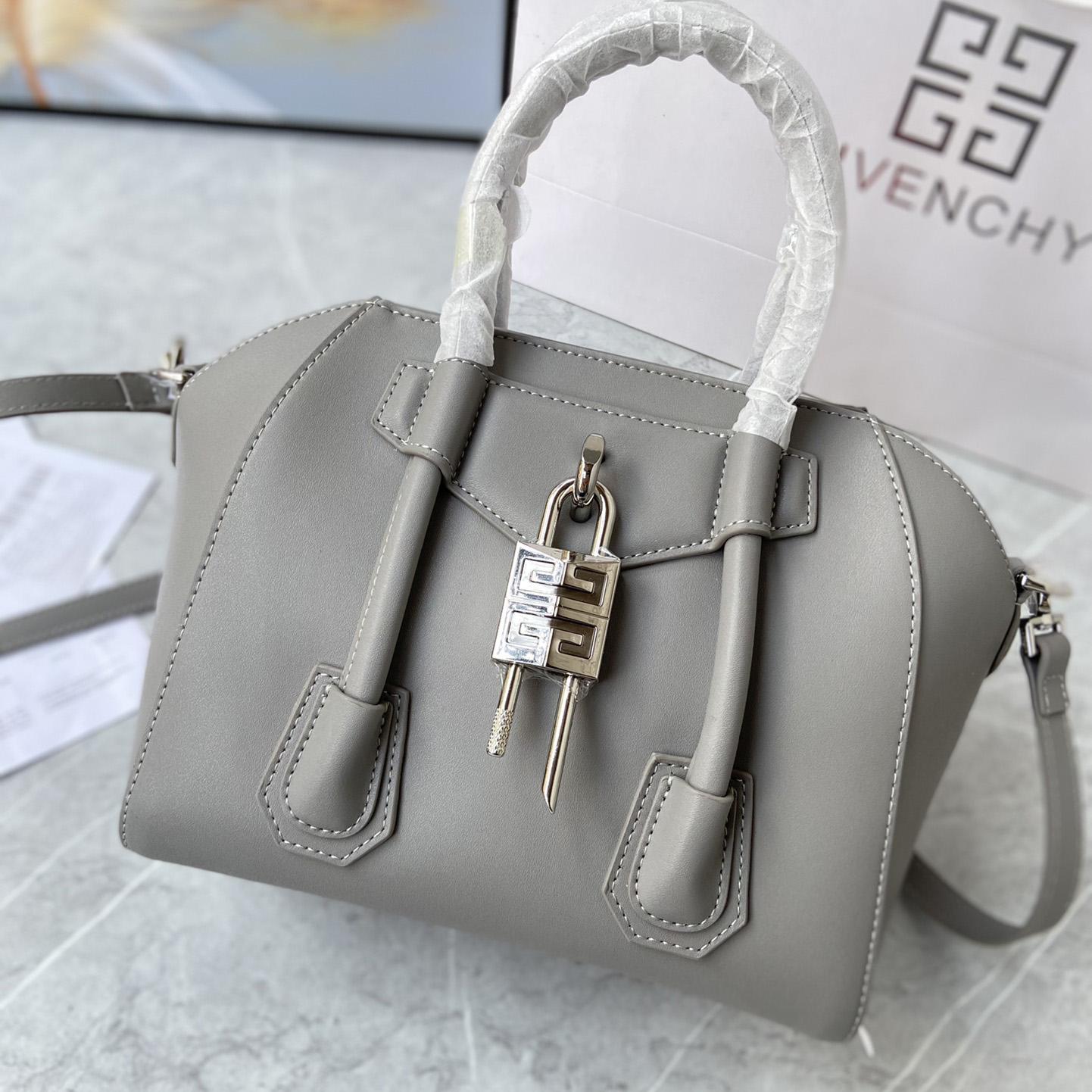 Givenchy Mini Antigona Lock Bag (23*27*13cm) - FashionPlug
