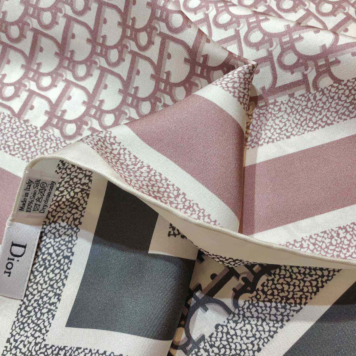Dior Oblique Diortwin 90 Square Scarf - FashionPlug