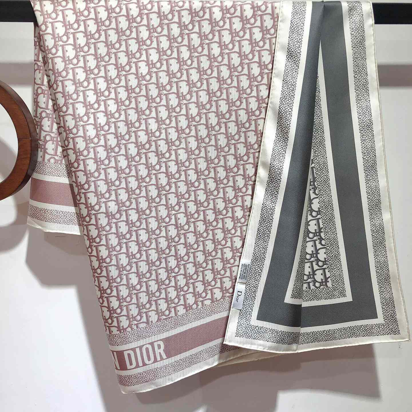 Dior Oblique Diortwin 90 Square Scarf - FashionPlug