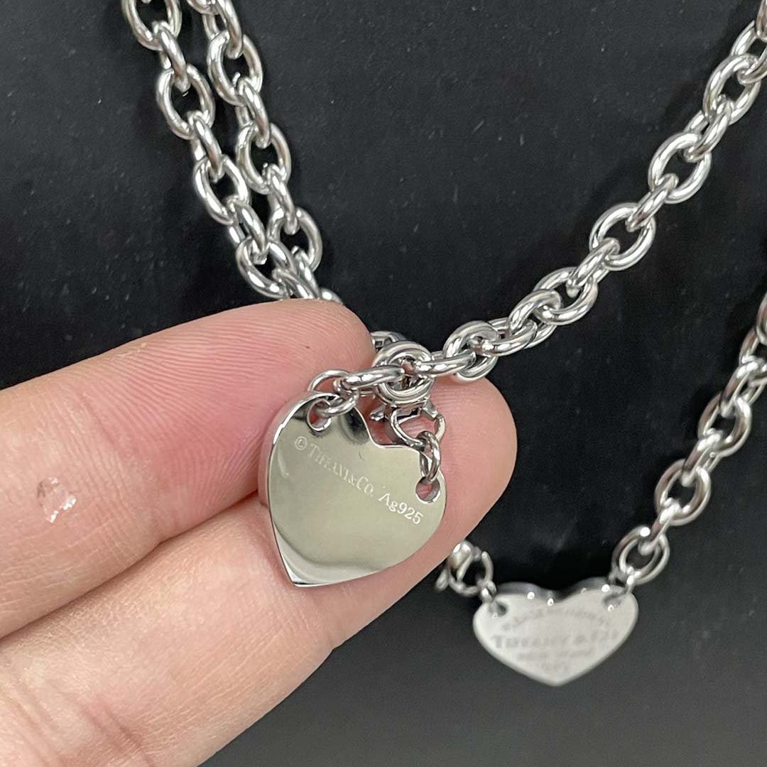 Tiffany&CO Full Heart Toggle Pendant - FashionPlug