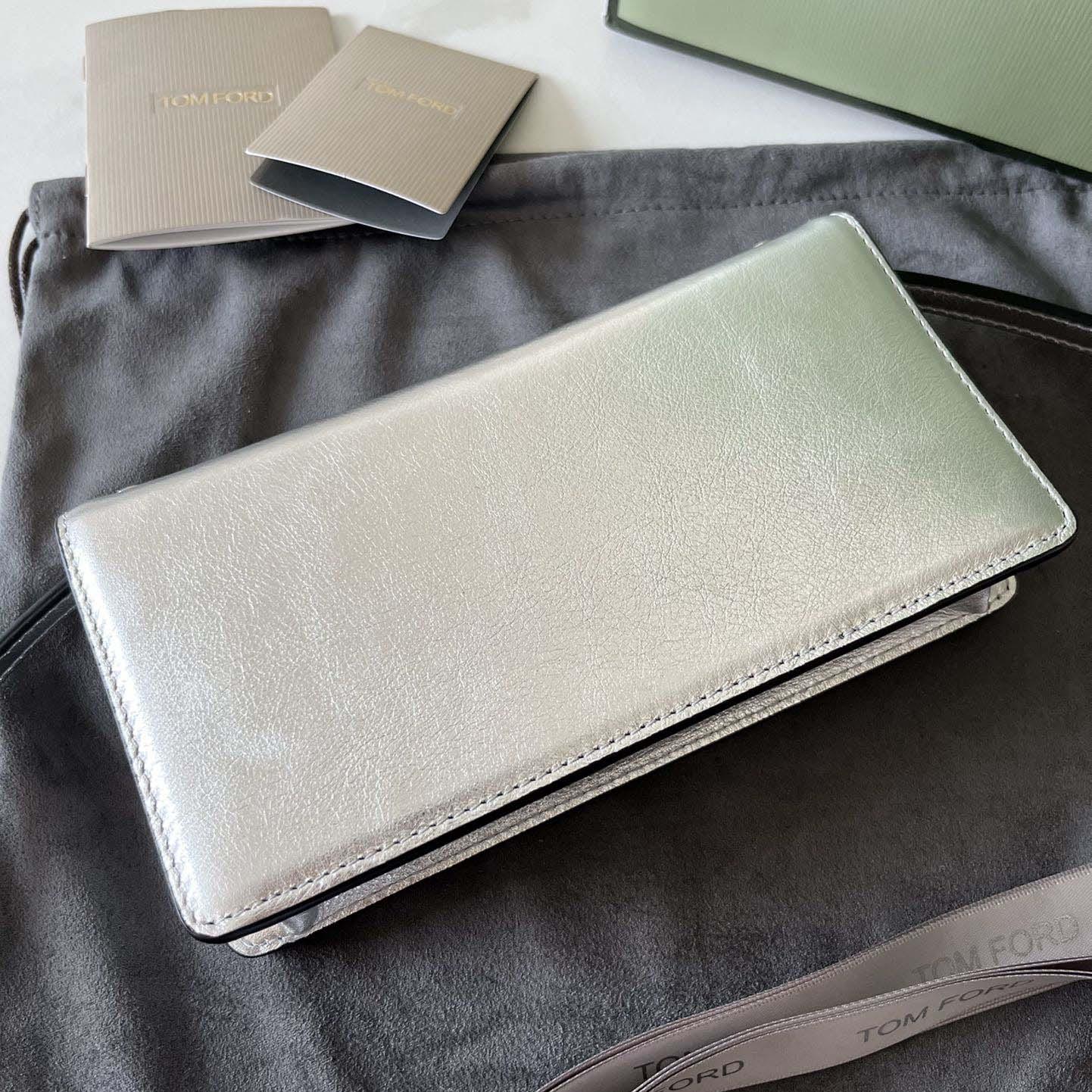 Tom Ford Leather TF Bag    18*9*3cm - FashionPlug