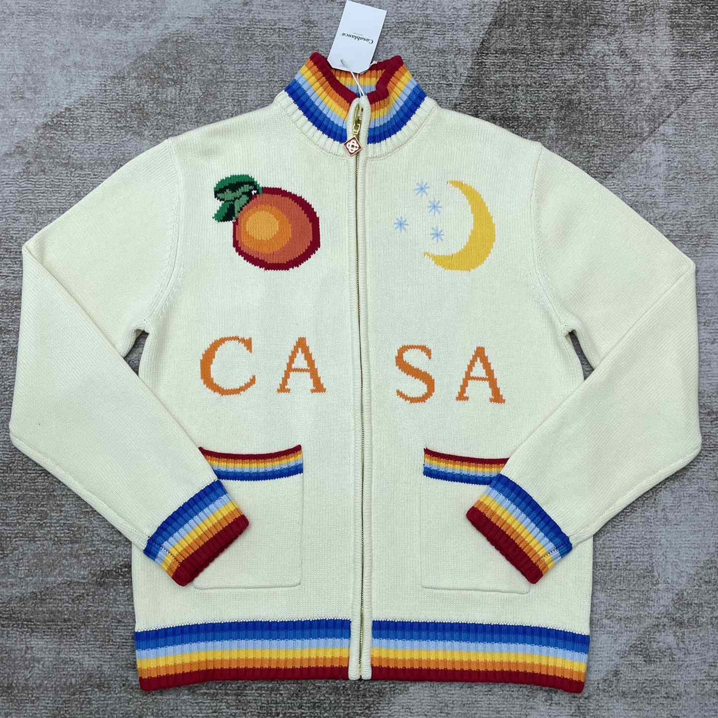 Casablanca Casa Club Knitted Jacket - FashionPlug