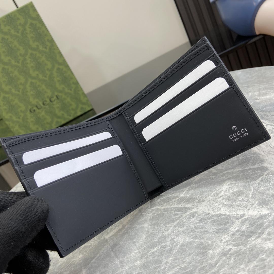 Gucci GG Rubber-effect Bi-fold Wallet - FashionPlug