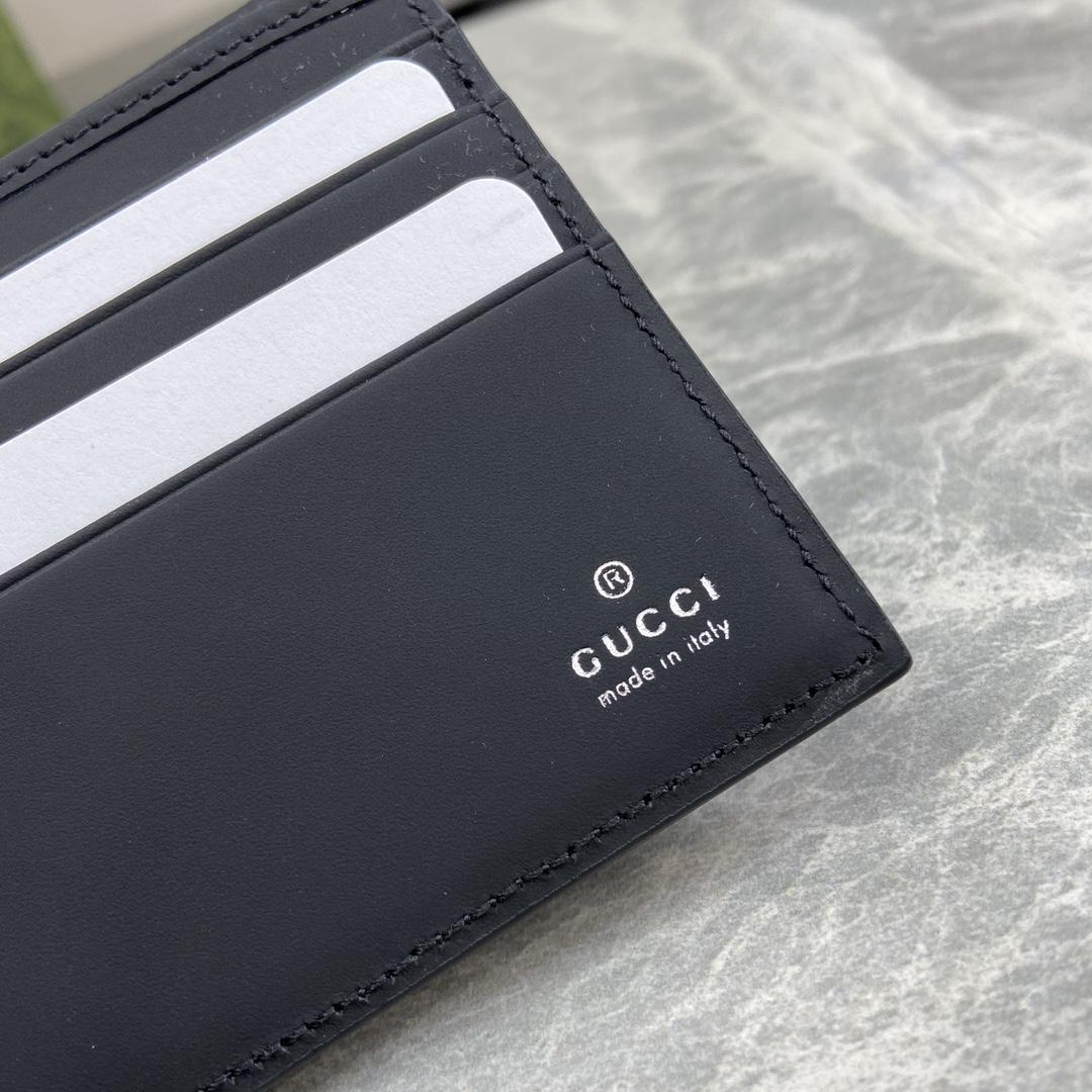 Gucci GG Rubber-effect Bi-fold Wallet - FashionPlug