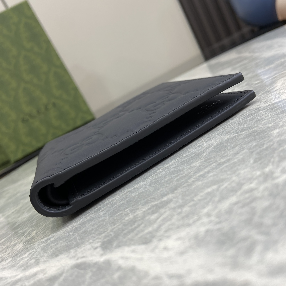 Gucci GG Rubber-effect Bi-fold Wallet - FashionPlug