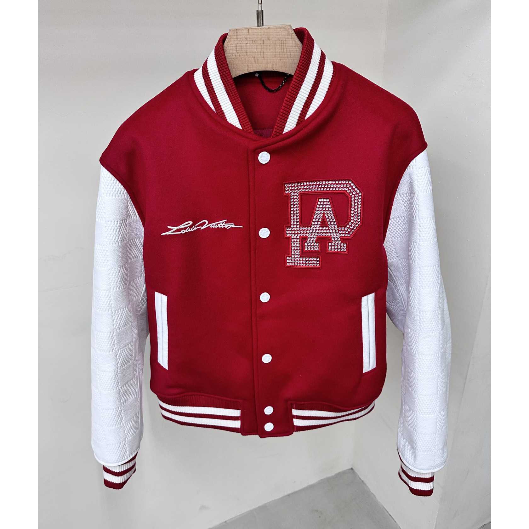 Louis Vuitton Mix Leather Varsity Blouson   1AFIQJ - FashionPlug