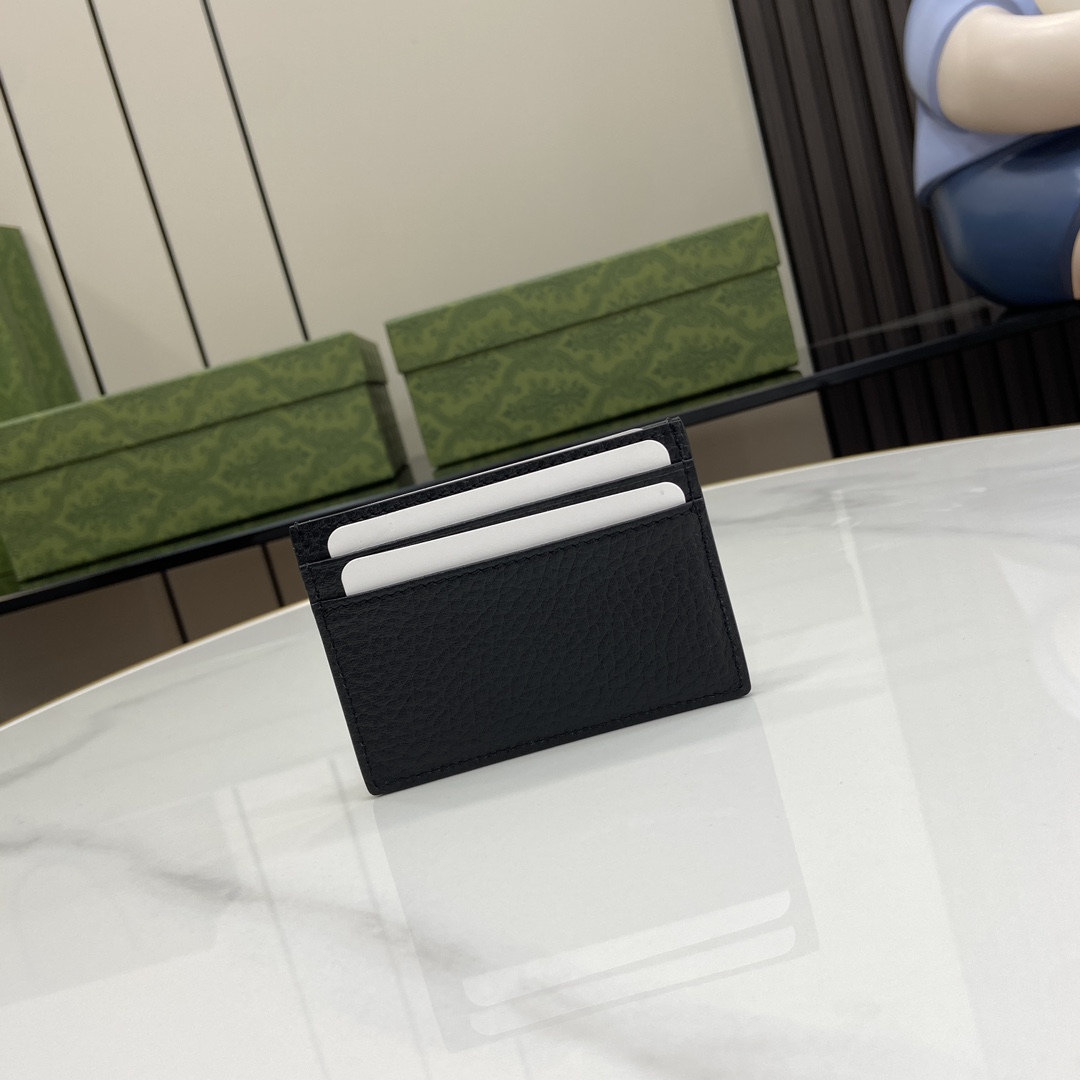 Gucci Card Case With Gucci Logo - FashionPlug