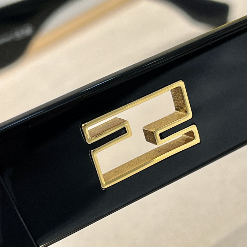 Fendi Baguette Black Acetate Sunglasses - FashionPlug