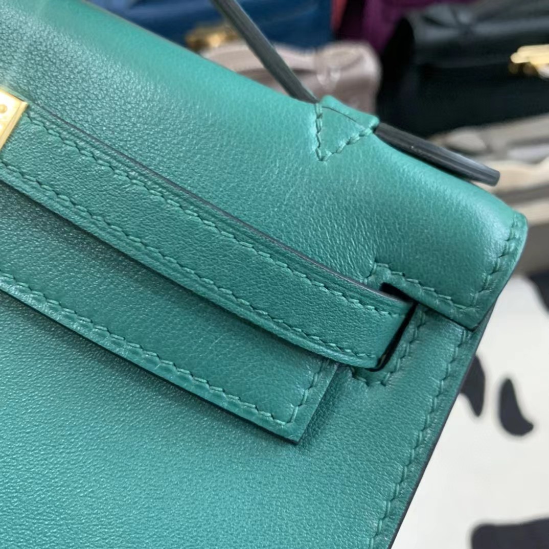Hermes Kelly Pochette Clutch Bag   23-14-7cm - FashionPlug