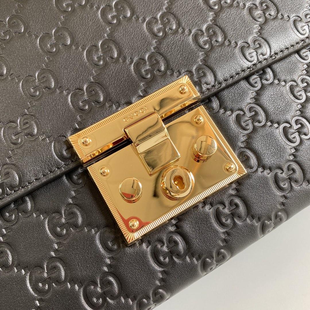 Gucci Padlock Shoulder Bag (30-19-10CM) - FashionPlug