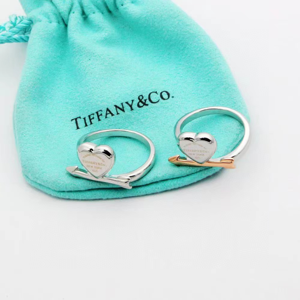 Tiffany&CO Lovestruck Heart Tag Ring - FashionPlug