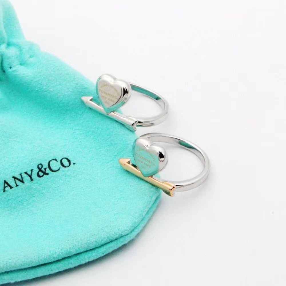Tiffany&CO Lovestruck Heart Tag Ring - FashionPlug