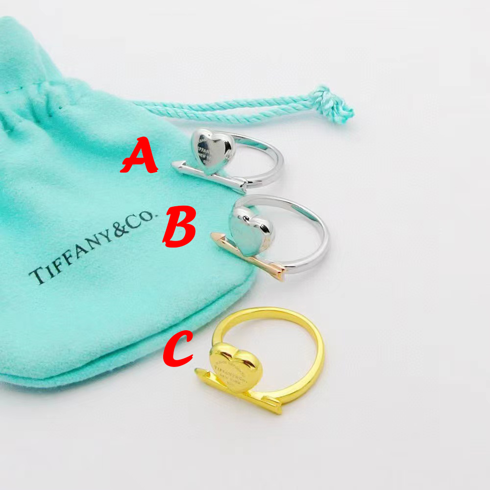 Tiffany&CO Lovestruck Heart Tag Ring - FashionPlug