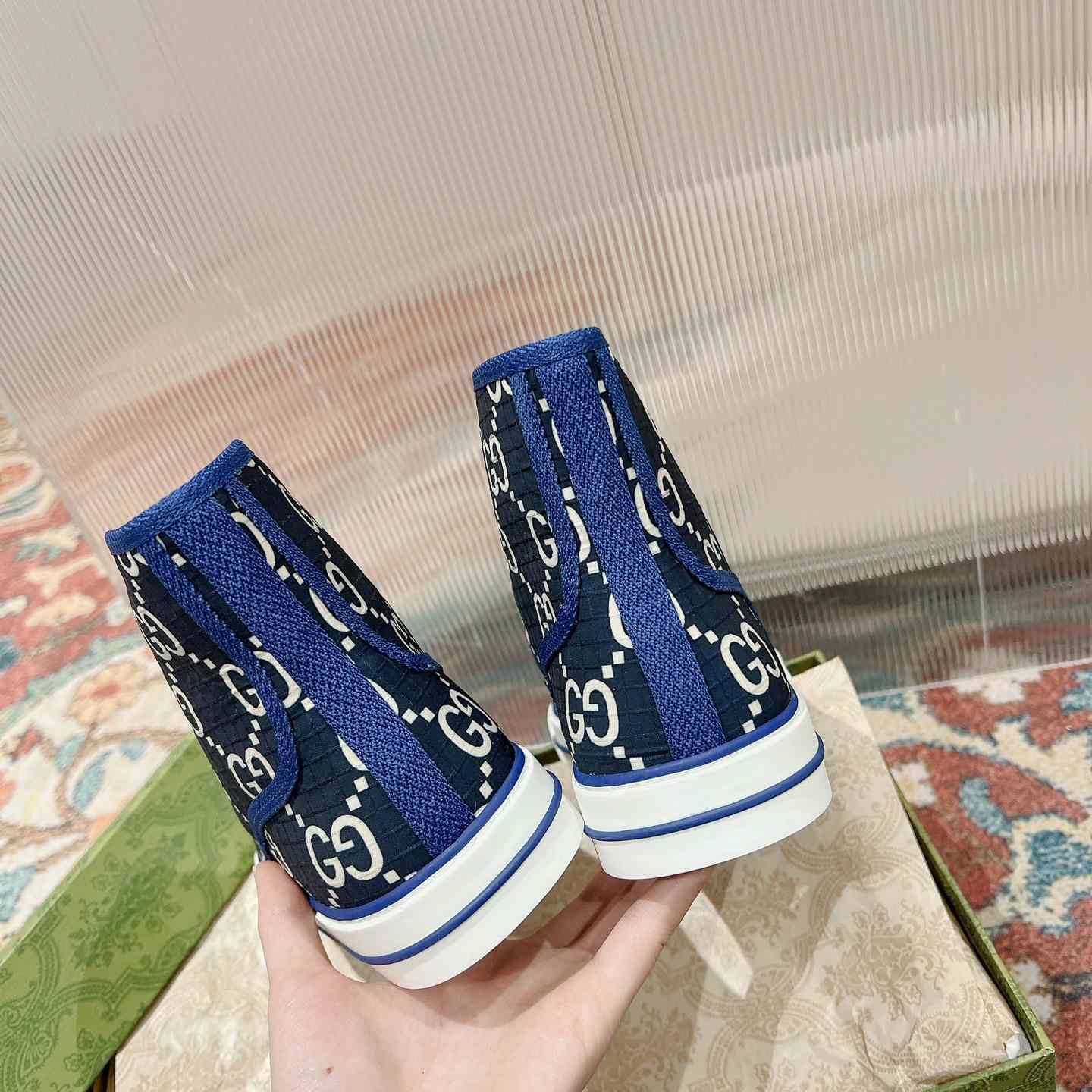 Gucci Tennis 1977 High-top Sneaker(upon uk size) - FashionPlug