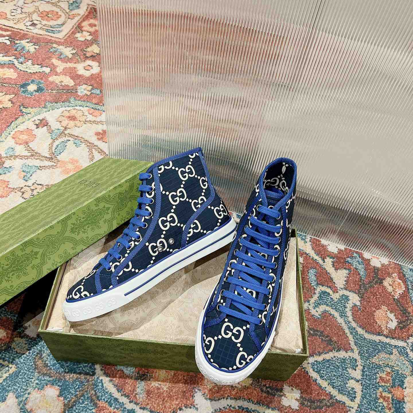 Gucci Tennis 1977 High-top Sneaker(upon uk size) - FashionPlug