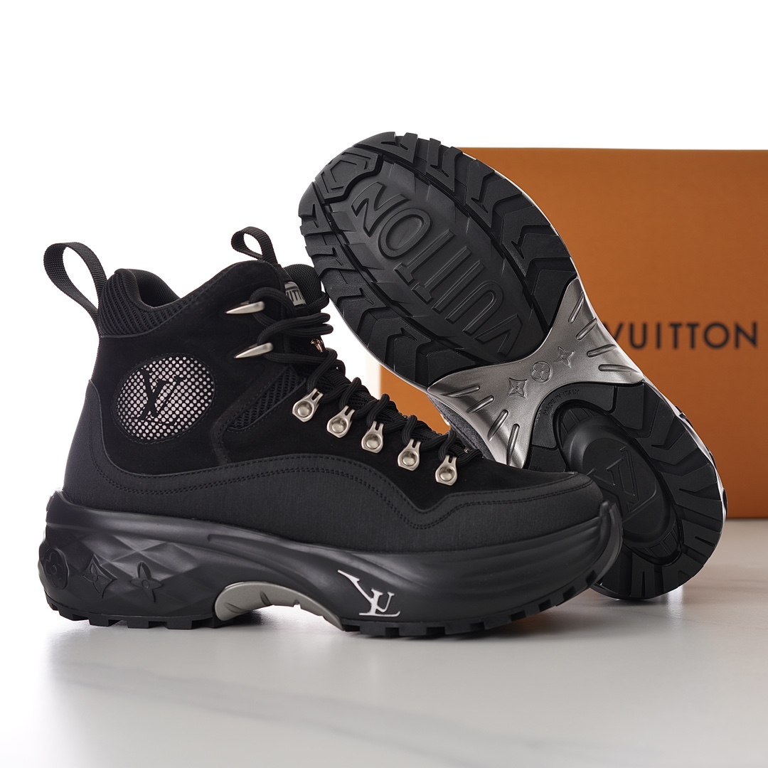Louis Vuitton LV Discovery Ankle Boot   - FashionPlug