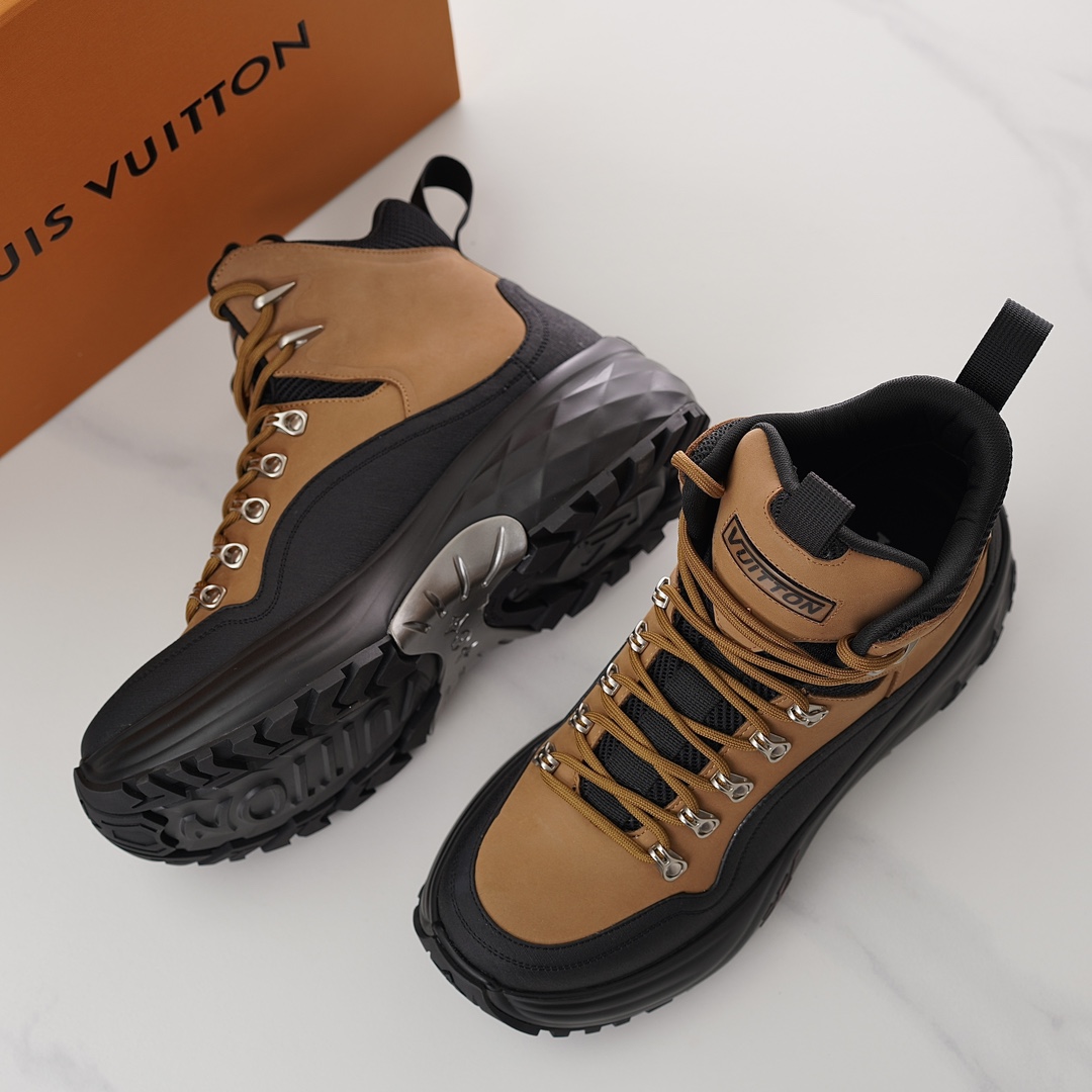 Louis Vuitton LV Discovery Ankle Boot   - FashionPlug