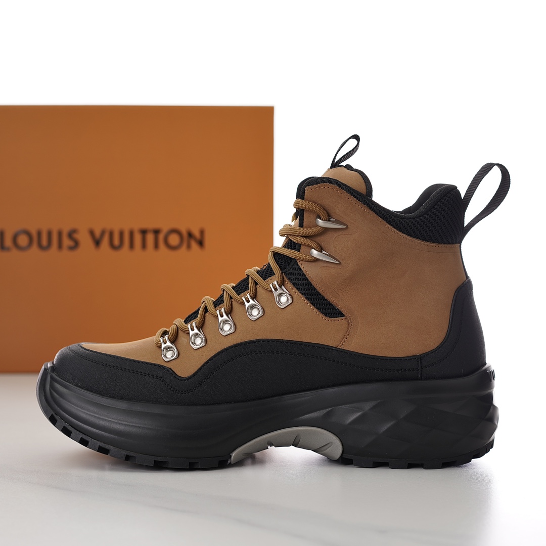 Louis Vuitton LV Discovery Ankle Boot   - FashionPlug