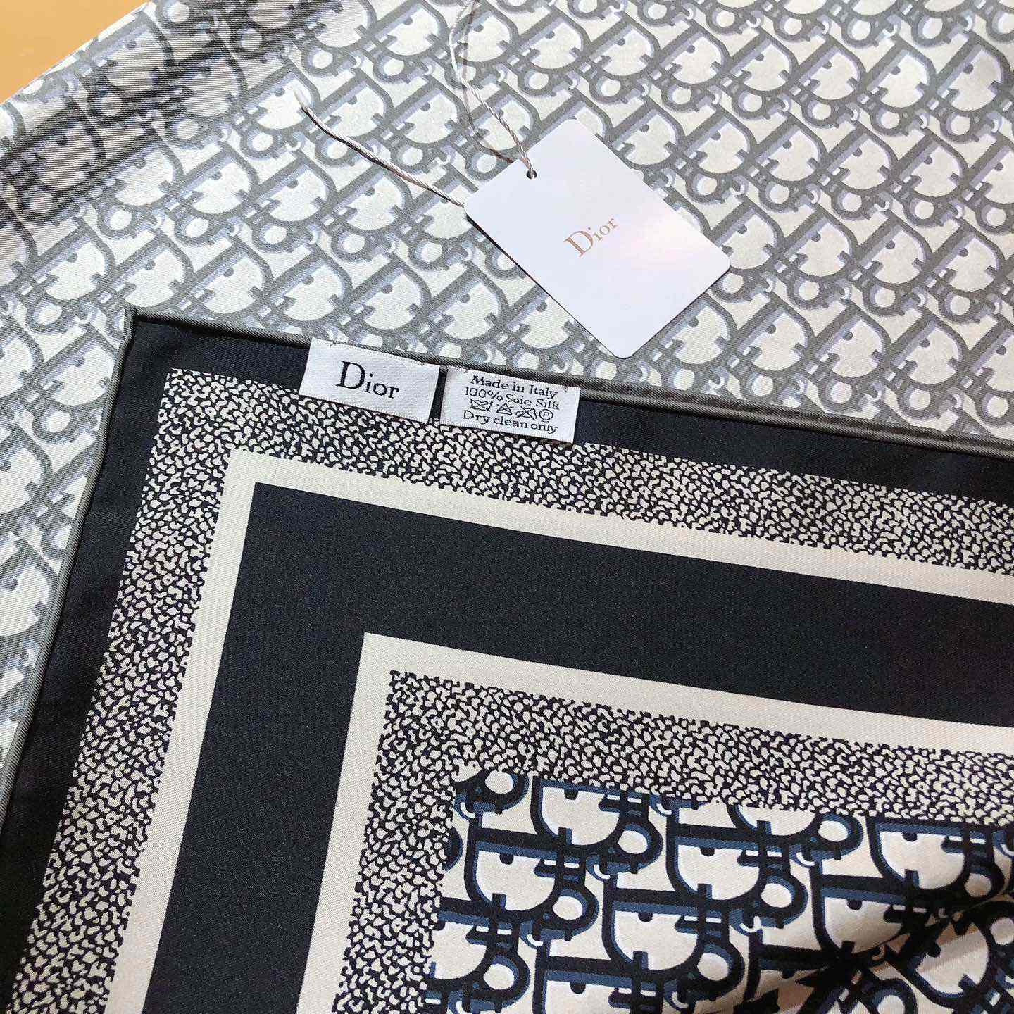 Dior Oblique Diortwin 90 Square Scarf - FashionPlug