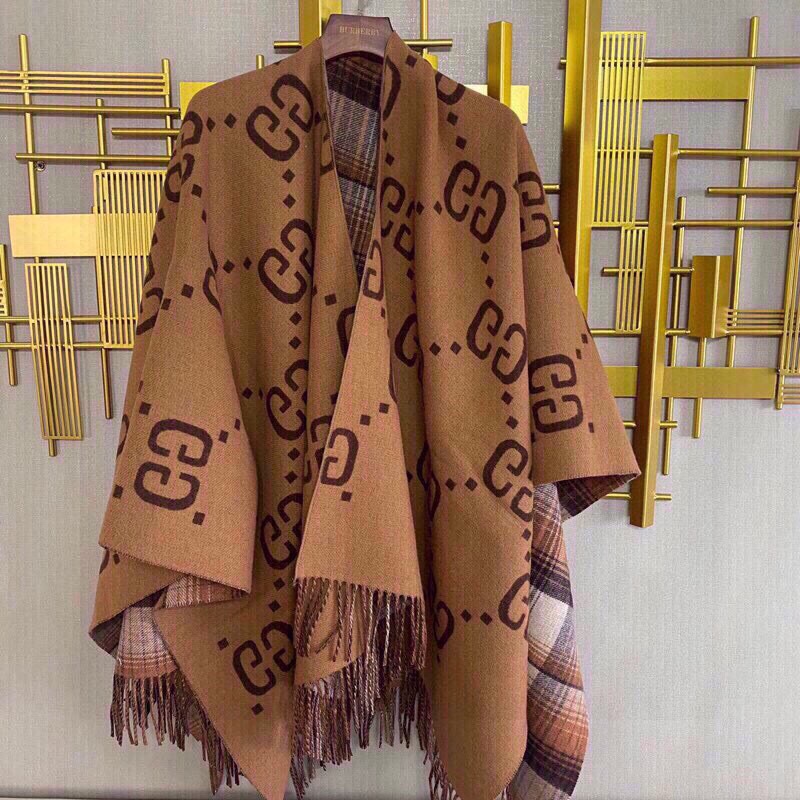Gucci Reversible Poncho - FashionPlug