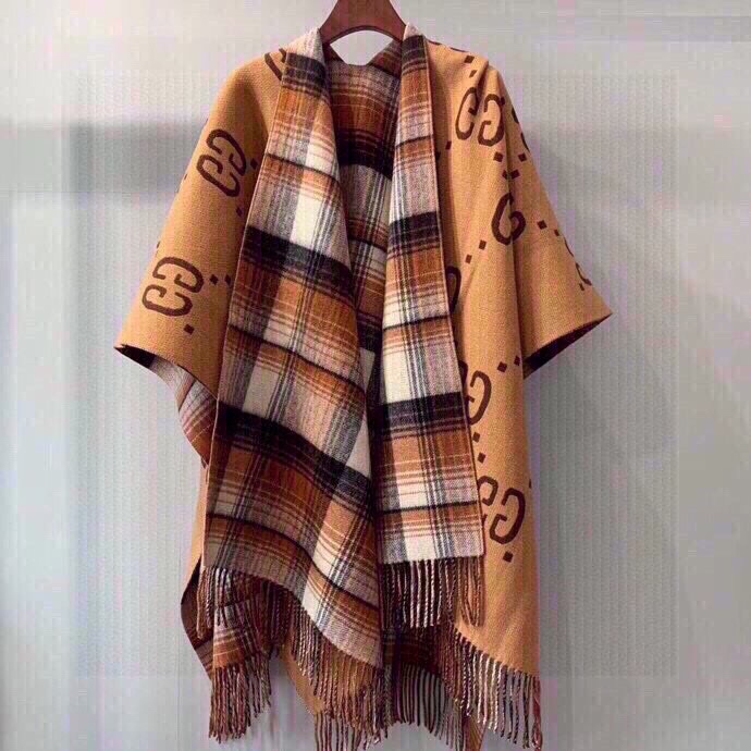Gucci Reversible Poncho - FashionPlug