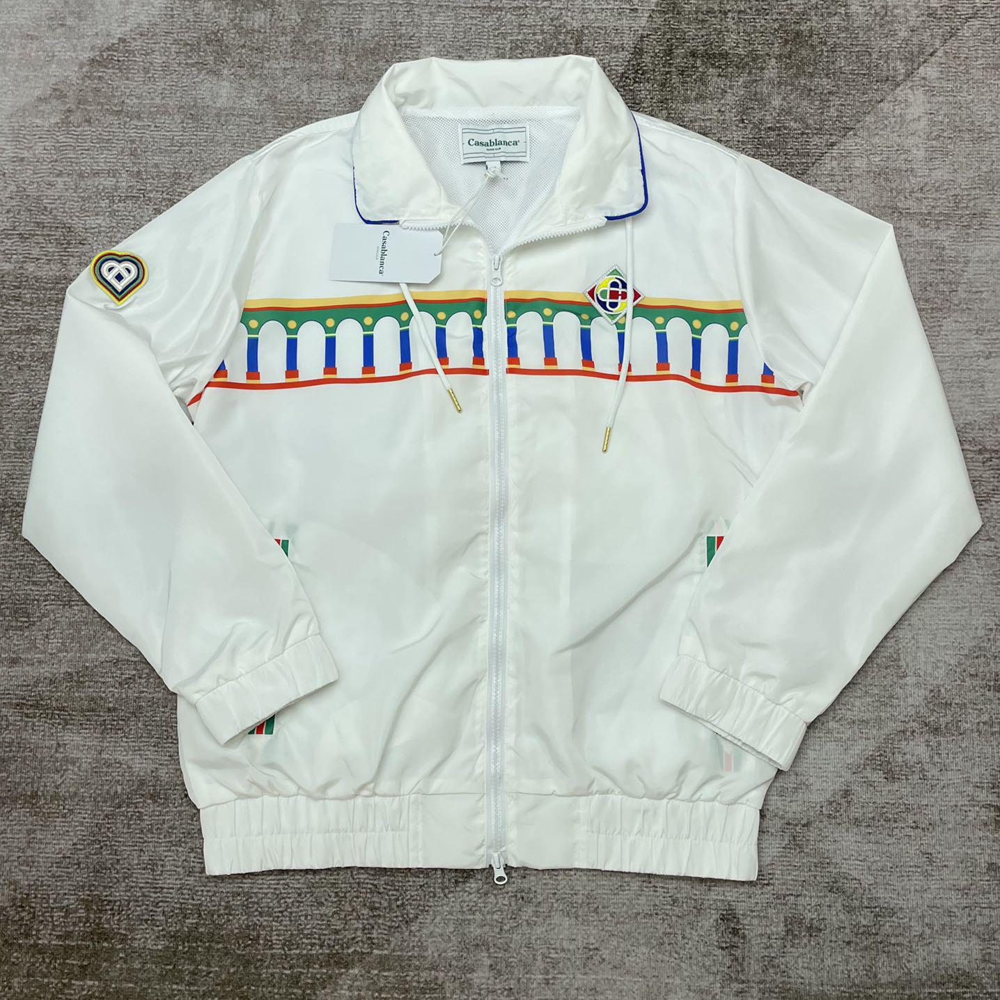 Casablanca Etruscan-print Zipped Jacket - FashionPlug
