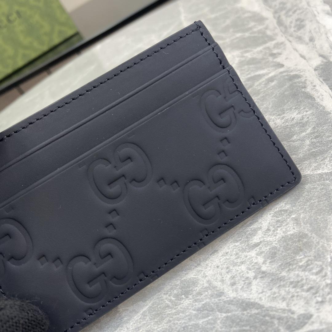 Gucci GG Rubber-effect Card Case - FashionPlug