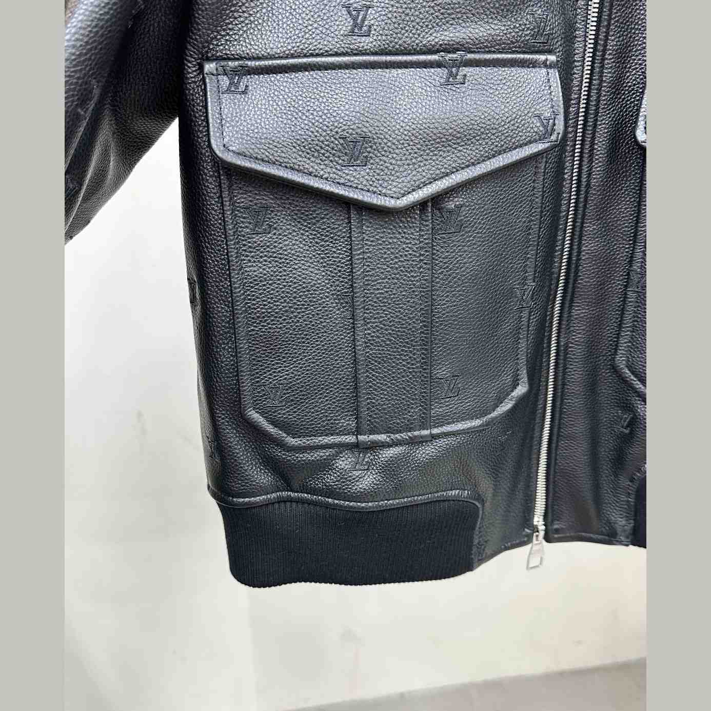 Louis Vuitton Leather Aviator Mink Collar    1AFIPA - FashionPlug