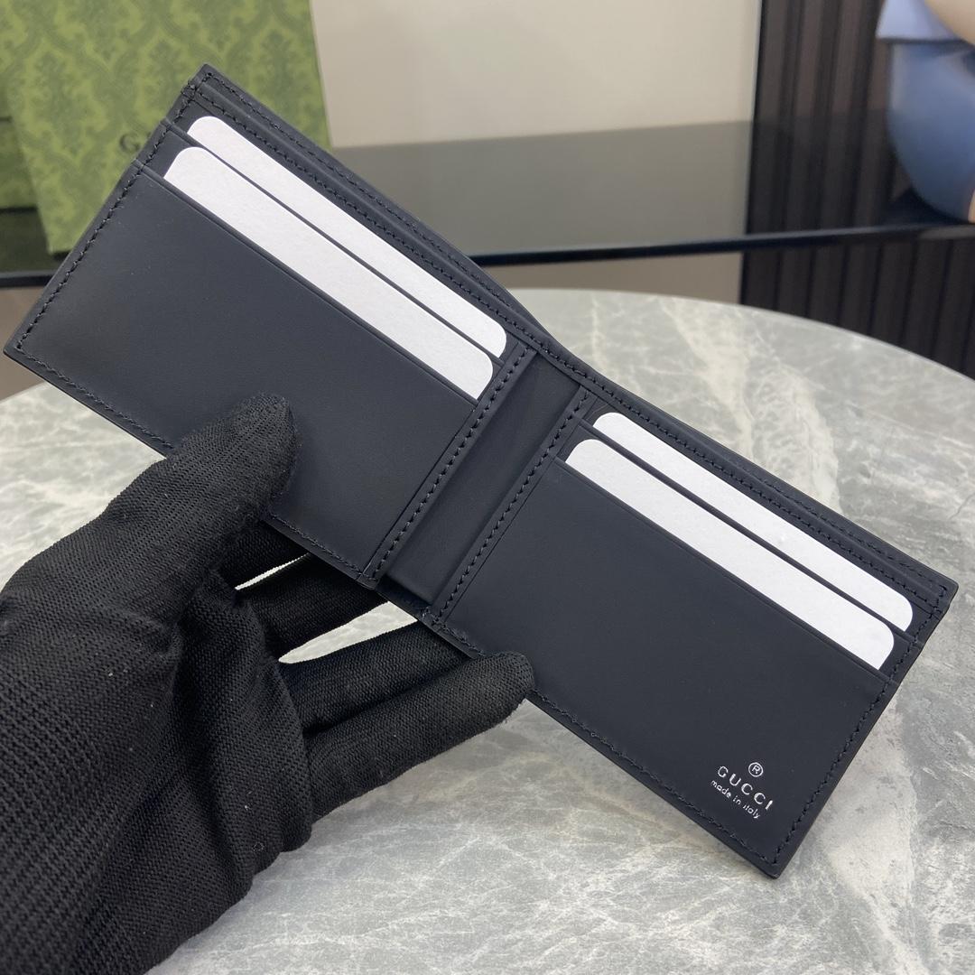 Gucci GG Rubber-effect Bi-fold Wallet - FashionPlug