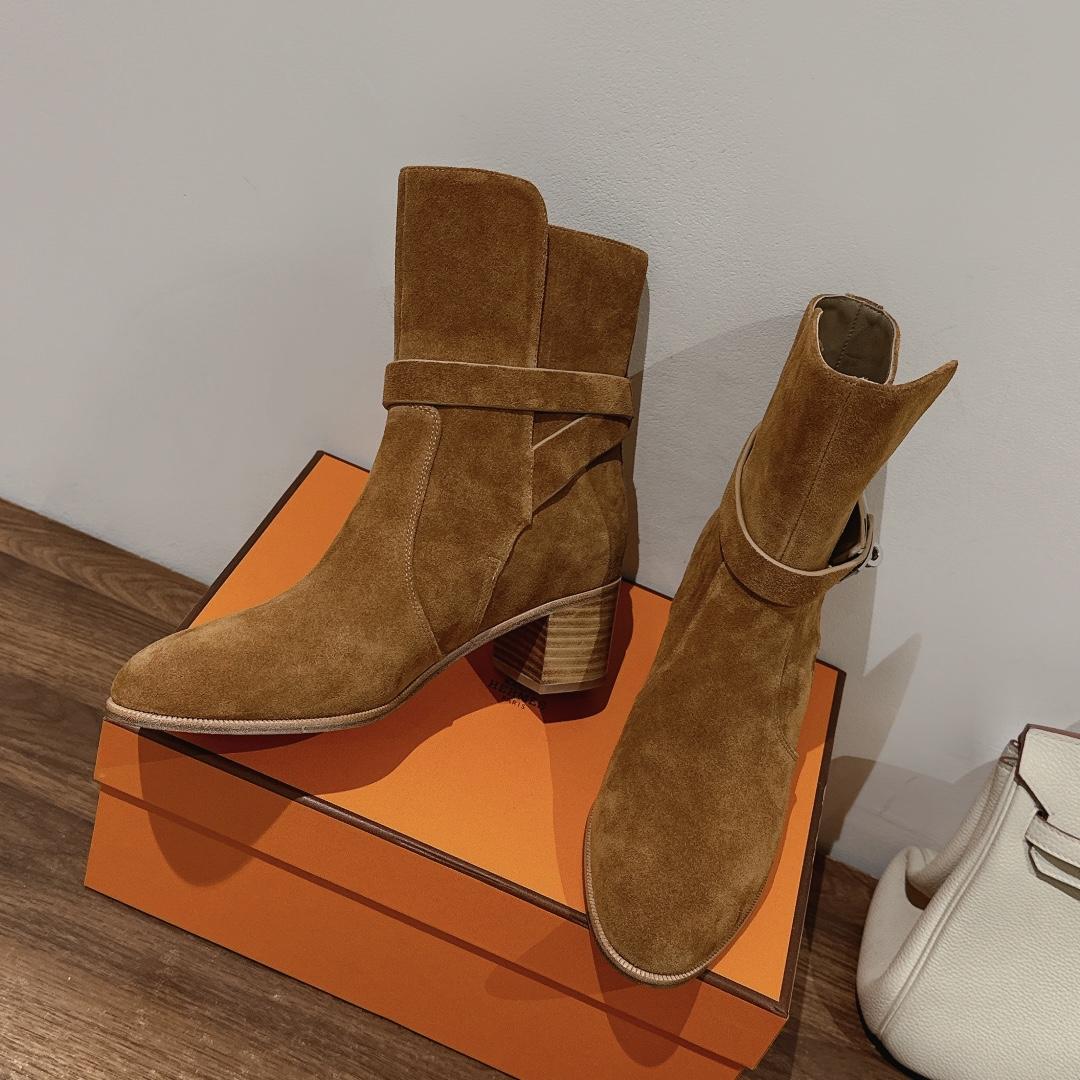 Hermes Frenchie 50 Ankle Boot - FashionPlug