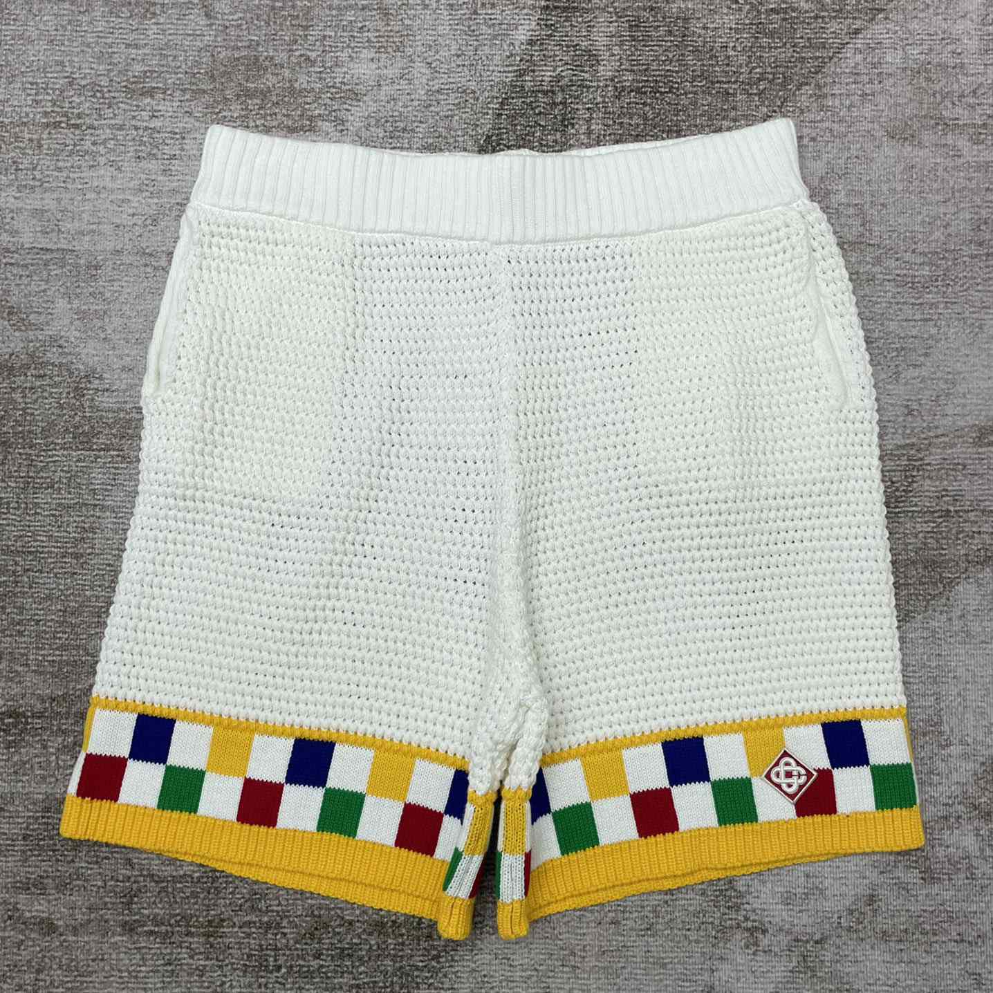 Casablanca Crochet-knit Cotton Shorts  - FashionPlug