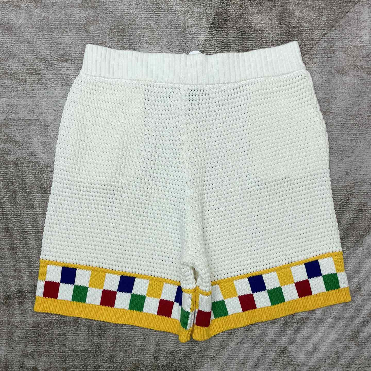 Casablanca Crochet-knit Cotton Shorts  - FashionPlug