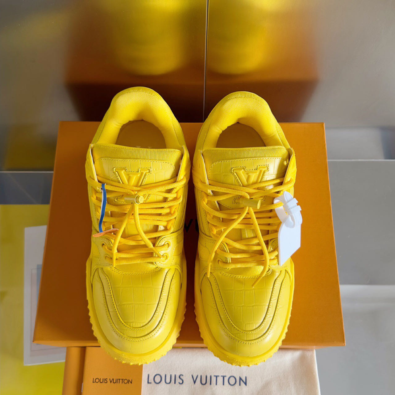 Louis Vuitton LV Trainer Maxi Sneaker   1ACN2G - FashionPlug