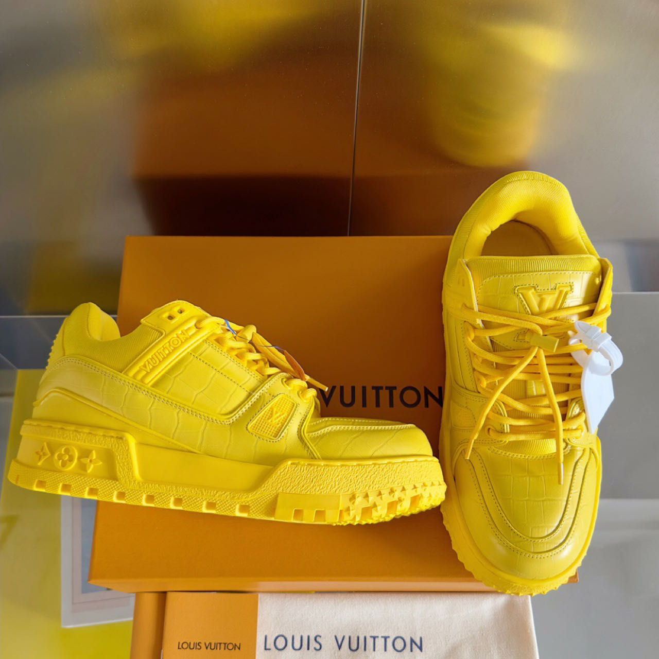 Louis Vuitton LV Trainer Maxi Sneaker   1ACN2G - FashionPlug